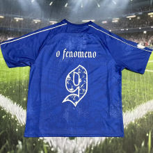 o fenomeno #9 Brazil Blue Special Edition Retro Style Fans Jersey