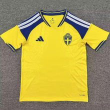 2026/27 Sweden Home Yellow Fans Soccer Jersey
