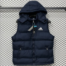 2026/27 AD Royal Blue Cotton Vest Jacket J5501 宝蓝色带帽