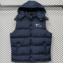 2026/27 NK x AIR Royal Blue Cotton Vest Jacket J5502 宝蓝色带帽