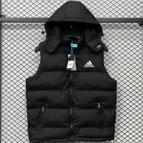 2026/27 AD Black Cotton Vest Jacket J5501 黑色带帽
