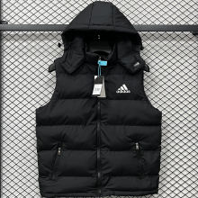 2026/27 AD Black Cotton Vest Jacket J5501 黑色带帽