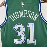 2026 Mavericks THOMPSON #31 Green Retro NBA Jerseys