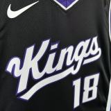 2026 Kings WESTBROOK #18 Black NBA Jerseys