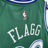 2026 Mavericks FLAGG #32 Green Retro NBA Jerseys