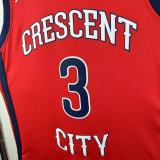 2026 Pelicans POOLE #3 Red NBA Jerseys