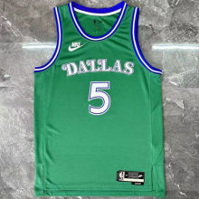 2026 Mavericks RUSSELL #5 Green Retro NBA Jerseys