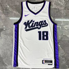 2026 Kings WESTBROOK #18 White NBA Jerseys