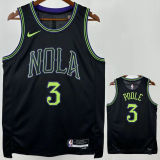 2026 Pelicans POOLE #3 Black NBA Jerseys