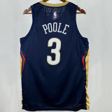 2026 Pelicans POOLE #3 Dark Blue NBA Jerseys