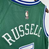 2026 Mavericks RUSSELL #5 Green Retro NBA Jerseys