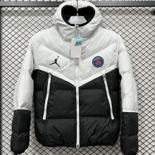 2026/27 PSG x JD Black And White Cotton Jacket CV002