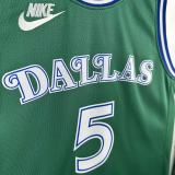 2026 Mavericks RUSSELL #5 Green Retro NBA Jerseys