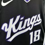 2026 Kings WESTBROOK #18 Black NBA Jerseys