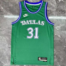 2026 Mavericks THOMPSON #31 Green Retro NBA Jerseys