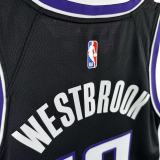 2026 Kings WESTBROOK #18 Black NBA Jerseys