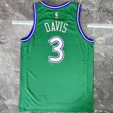 2026 Mavericks DAVIS #3 Green Retro NBA Jerseys