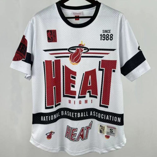 2026 Miami Heat Retro White T-Shirt