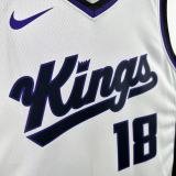 2026 Kings WESTBROOK #18 White NBA Jerseys