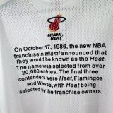 2026 Miami Heat Retro White T-Shirt