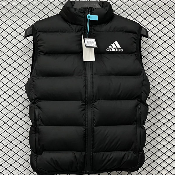 2026/27 AD Classic Black Cotton Vest Jacket J5 黑色