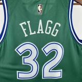 2026 Mavericks FLAGG #32 Green Retro NBA Jerseys