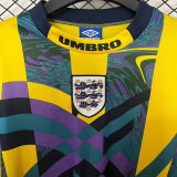 1995 England Goalkeeper Retro Long Sleeve  Jersey