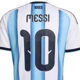 2026/27 Argentina Home Fans Long Sleeve Soccer Jersey  背上有1893