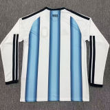 2026/27 Argentina Home Fans Long Sleeve Soccer Jersey  背上有1893