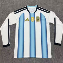 2026/27 Argentina Home Fans Long Sleeve Soccer Jersey  背上有1893