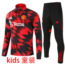 2026 M Utd Red Kids Sweater Tracksuit