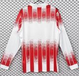 1991/1992 AS Cannes Home Retro Long Sleeve Soccer Jersey