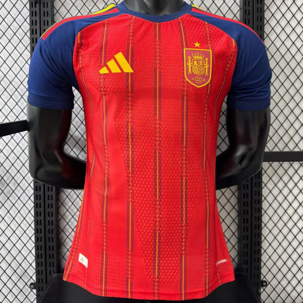 2026/27 Spain Home Red Player Version Soccer Jersey