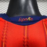 2026/27 Spain Home Red Player Version Soccer Jersey