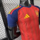 2026/27 Spain Home Red Player Version Soccer Jersey