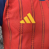 2026/27 Spain Home Red Player Version Soccer Jersey