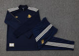 2026 JUV Baby Blue Retro Sweater Tracksuit
