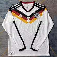 2026/27 Germany Home White Fans Long Sleeve Soccer Jersey