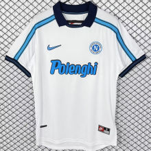 1998/1999 Napoli Away White Retro Soccer Jersey