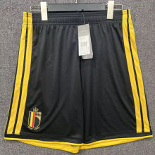 2026/27 Belgium Home Black Fans Shorts Pants