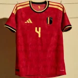 2026/27 Belgium 1:1 Quality Home Red Fans Soccer Jersey