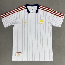 2026 Roma White Retro Style Fans Soccer Jersey