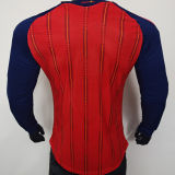 2026/27 Spain Home Red Player Version Long Sleeve Soccer Jersey