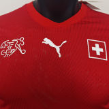 2026/27 Switzerland Home Red Player Version Soccer Jersey