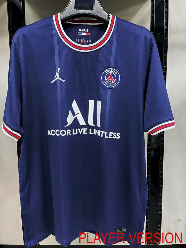 2021/22 PSG Home  Player Version Soccer Jersey  球员版