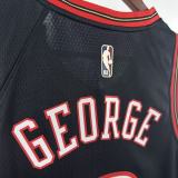 2026 76ers GEORGEG #8 Black Retro NBA Jerseys 热压