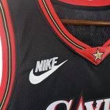 2026 76ers MAXEY #0 Black Black Retro NBA Jerseys 热压