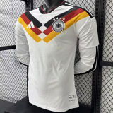 2026/27 Germany Home White Player Version Long Sleeve Soccer Jersey
