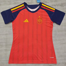 2026/27 Spain Home Red Women Soccer Jersey  女