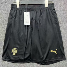 2025/26 Portugal Black Fans Shorts Pants